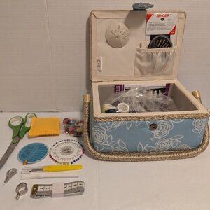 Complete Sewing Basket w Everything You Need to Get Started